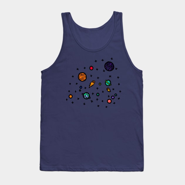 Galaxies Tank Top by Eli_C05